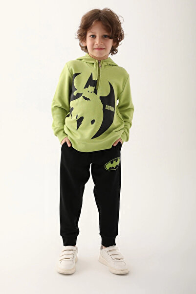 Batman Boys' Tracksuit - Peanut Green