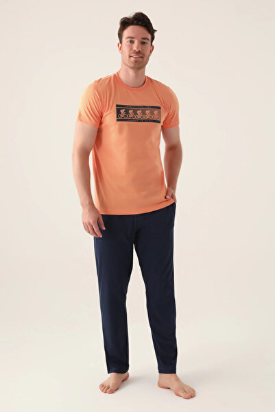 Arnetta Чоловічий піжамний комплект «Сьомга»
