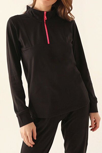 Arnetta Black Women's Long Sleeve Pajama Set