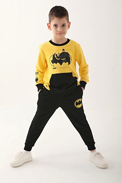 Batman Boys' Tracksuit - Yellow