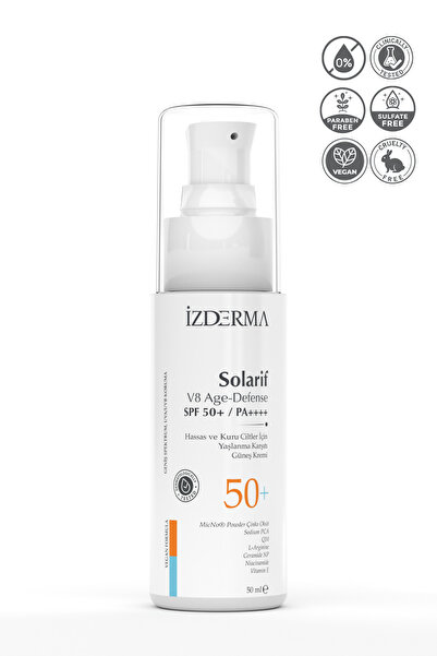 izderma Solarif V8 Age-Defense Yaşlanma Karşıtı Güneş Kremi 50 ML 50 SPF
