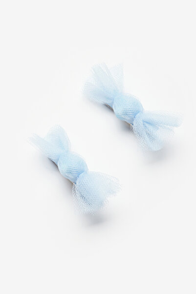 Le Mabelle Blue Candy Figured Girl's 2-Piece Clip Buckle