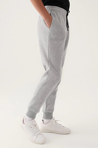 Kappa Gray Waist Lace Pocket Melange Boy's Sweatpants