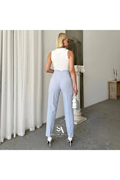 KAROL Flatolu Trousers - Baby Blue