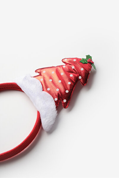 Le Mabelle تاج فتاة شجرة عيد الميلاد منقط باللون الأحمر