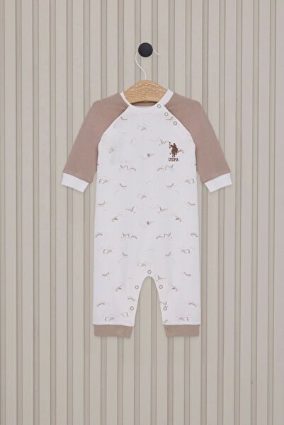 U.S. Polo Assn. Men's Cream White Jumpsuit