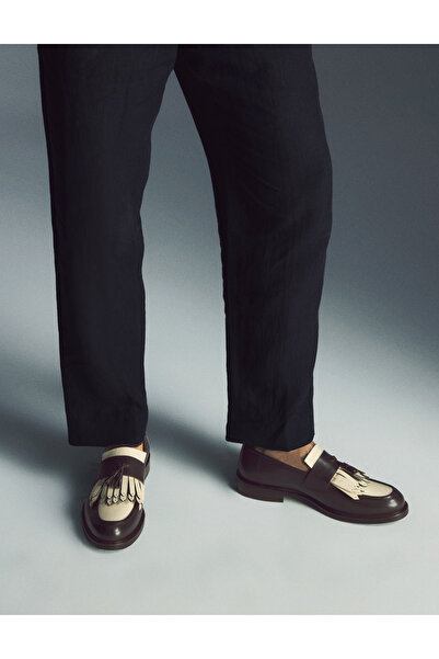 İLVİ Broume Hakiki Deri Kahverengi Erkek Klasik Ayakkabı