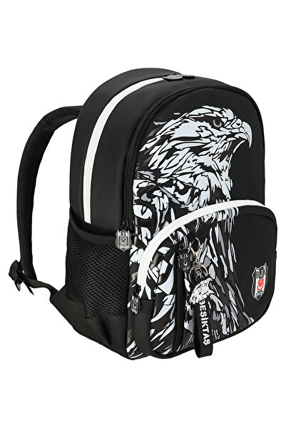 Beşiktaş Black Boy's Backpack 25390-Beşi̇ktaş Kartal School Bag