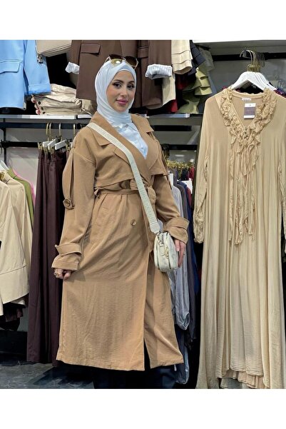 Tebrikler tekstil Women's Summer Stylish Trench Coat Model G3108
