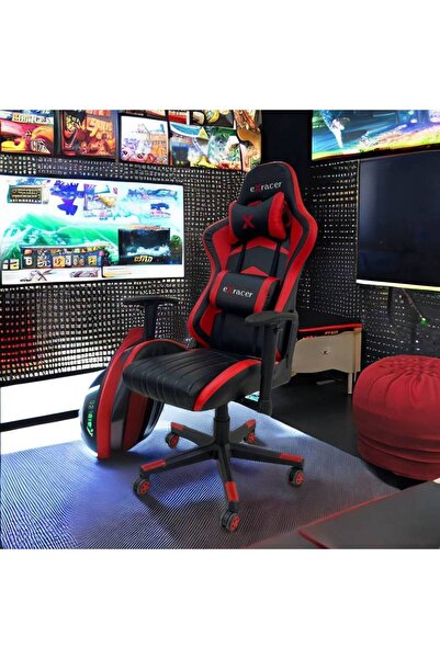 Al Saada Home Gaming Chair Movable Red and Black