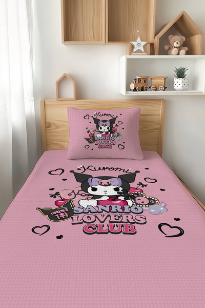 Şen Dekorasyon Kuromi Lovers Clup 4 Seasons Children's Pique Set