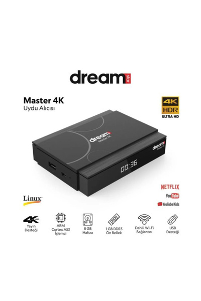 Sine Plus Dreamstar Master 4K Uydu Alıcısı