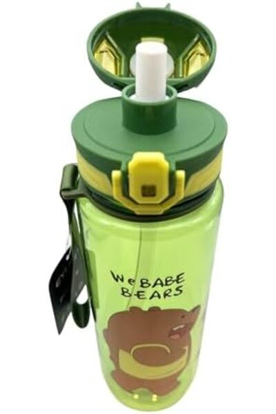 Generic Twisoo Sports Water Bottle - Leak-Proof, BPA-Free, Hygienic, Tritan & Silicone, Large Capacity, Port