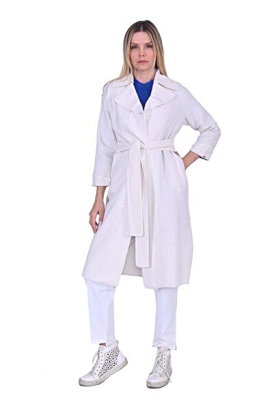 Invee Tweed Cap Ecru