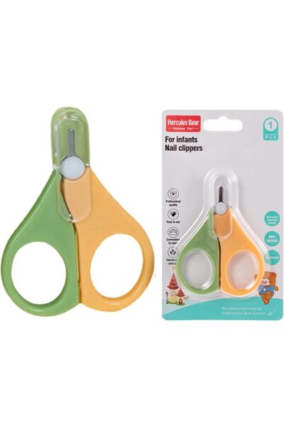 Twisoo Baby Nail Clipper Manicure - Plastic and Stainless Steel Nail Clippers, Scissor Cutter with C