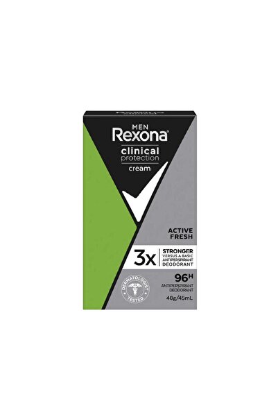 Rexona Men Clinical Protection Erkek Stick Deodorant Active Fresh 96 Saat Koruma 45 ml