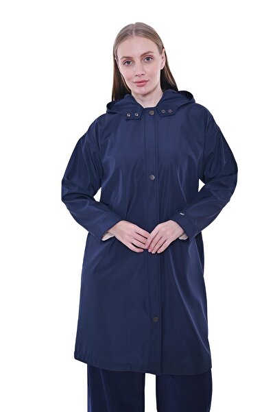 Invee Art Raincoat Dark Blue