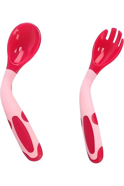 Twisoo Toddler Utensils Set With Case - Silicone Baby Spoon and Fork with Tra...