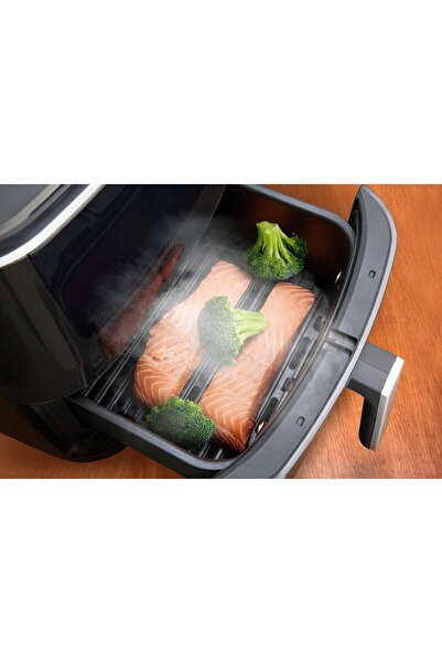 TEFAL XXL kapasite 6,5LT 3'ü 1 arada çözüm: Hava ile Kızartma, Izgara ve Buharda Pişirme Fritöz & Airfry