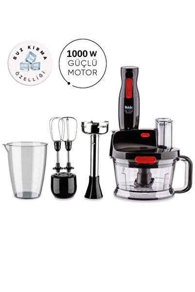 Fakir Çok Amaçlı Mutfak Robotu 1,5 L Geniş Hazne, Buz Kırma ,Turbolu 1000 W G...
