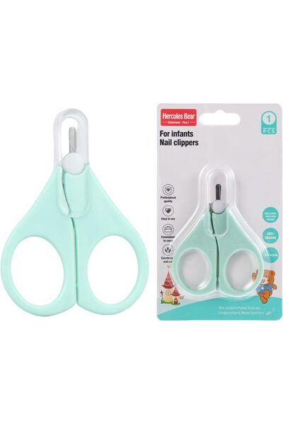 Twisoo Baby Nail Clipper Manicure - Plastic and Stainless Steel Nail Clippers, Scissor Cutter with C