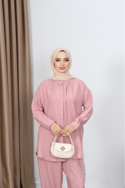 NİSUM MODA Pants Suit with Hidden Buttons