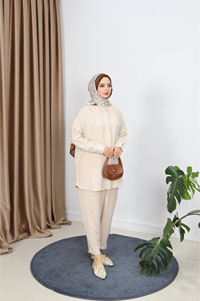 NİSUM MODA Pants Suit with Hidden Buttons
