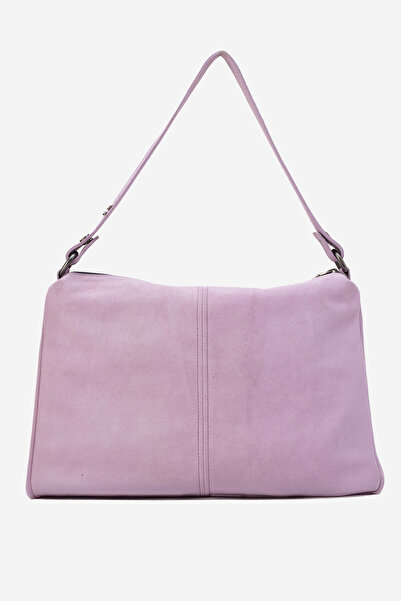 Dericlub Dericlub Avanos Women's Single Strap Hand and Shoulder Bag Real Leather Lila