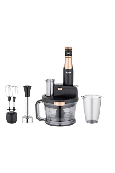 Fakir Speed Quadro BC Multi Blender Set Siyah Bastıkça Hızlanan Gelişmiş Tasarım