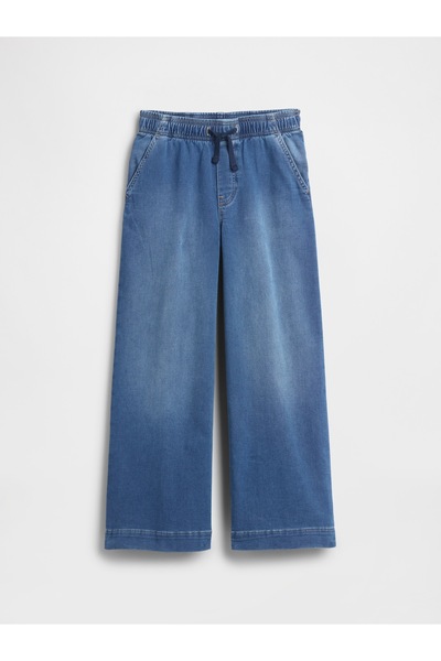GAP Kız Çocuk Mavi Washwell Denim Pantolon