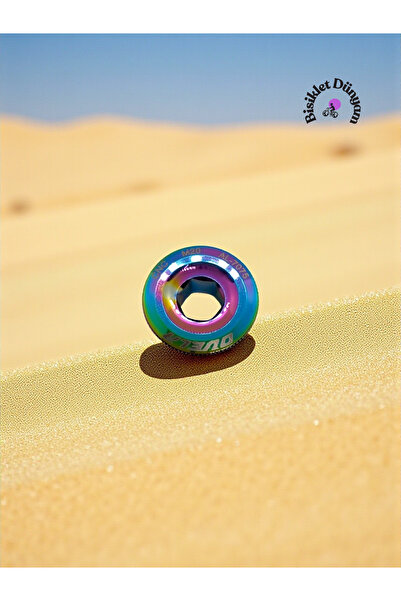 ovela Bisiklet Aynakol Kapağı Vidası - Alüminyum Alaşım Krank Sabitleme Cıvatası Rainbow