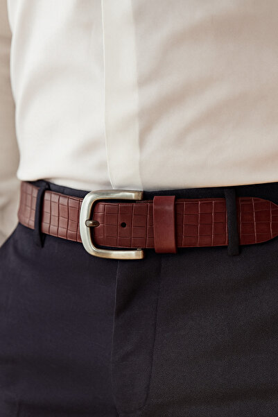 CERCİBAZAAR Hakiki Camız Derisi Orijinal Guard Marka Erkek Kemer