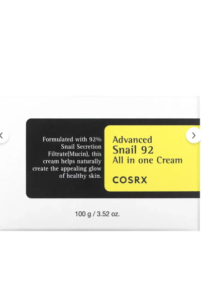 Cosrx Snail Extract Cream - Advanced Snail Cream 92 All in One+ Acne Pimple Patch