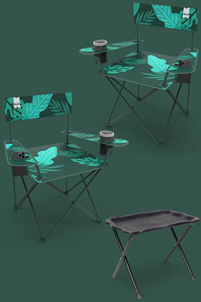 Evmarketi Qufi Katlanır Kamp Piknik Sandalyesi Rejisör Koltuğu 2 Adet + Kamp ...