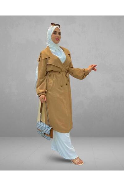 Tebrikler tekstil Women's Summer Trench Coat Model G3109