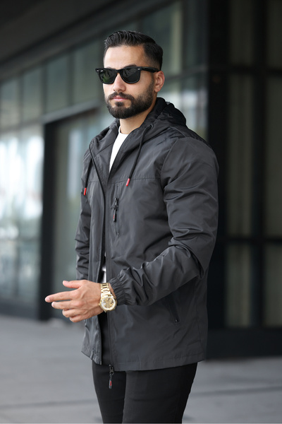 WinnerMan Men's Waterproof Pocket Detailed Seasonal Coat
