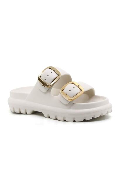 rs riva shoes Double Buckle Comfortable Women's Lux Eva Slippers
