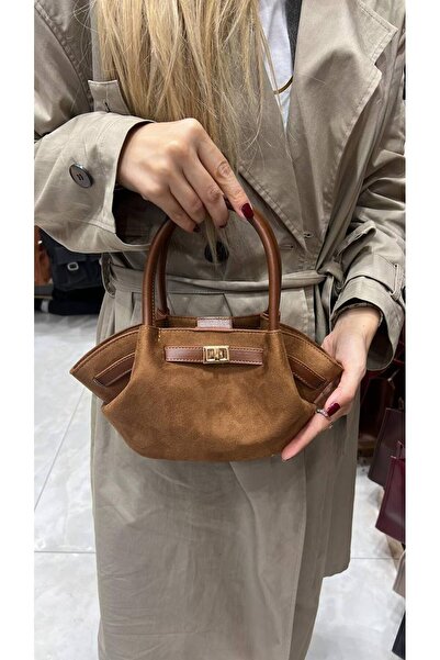 Çanta Trend Geantă de mână și de umăr pentru femei Diva Model Suede