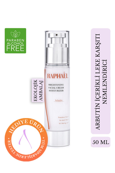 Brightening Facial Cream Moisturizer – Arbutin Içeren Leke Karşıtı Nemlendirici Krem 50 ml