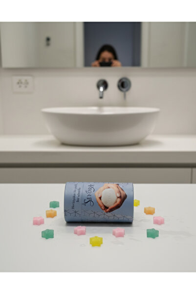 seyora Star Patterned Hand Washing Soap Lavender Scented 25 Pieces