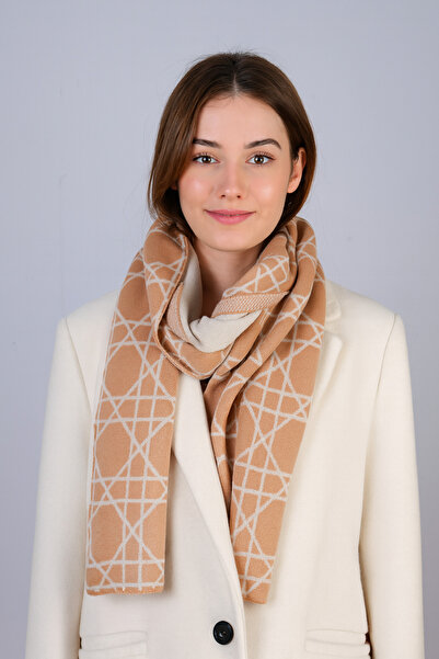 Sebir Moda Cannage Patterned Knitwear Scarf