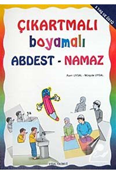 Uysal Yayınevi Çıkartmalı Boyamalı Abdest - Namaz