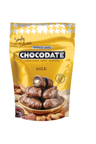 CHOCODATE Milk Golden Roasted Almond -Perfect Snacking-250gmx2