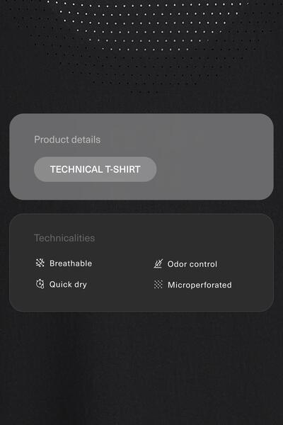 Oysho Fitted short-sleeved technical T-shirt