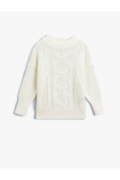 Koton Пуловер для дівчинки білосніжний 2YKG97233HT