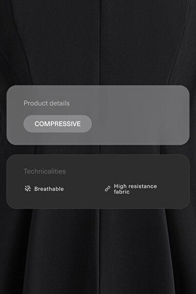 Oysho Compressive half-zip long jumpsuit