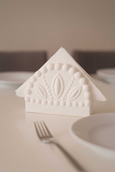 KARRA Concrete Toothpick Napkin Holder Set