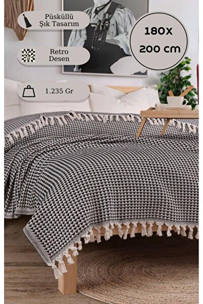 MODALİN Blanket Cotton Pyramid 180X200 cm
