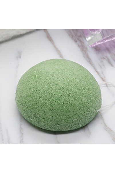 Choice1 green Brainbow 1piece Konjac Sponge Beauty Essentials 100% Natural Konjac Puff Facial Pore Cleaner W