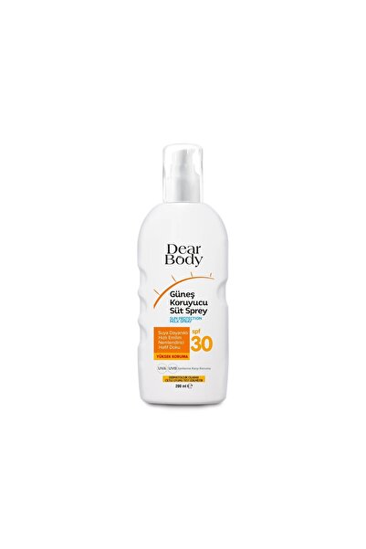 dear body Güneş Koruyucu Süt Sprey SPF30 200 ML